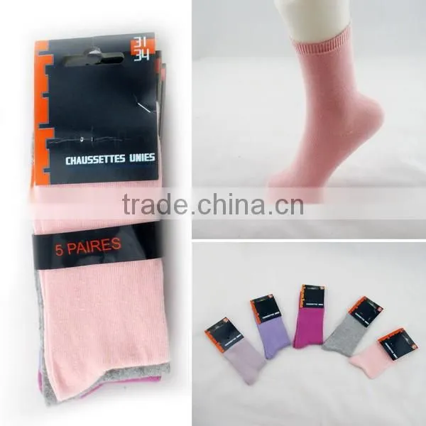 Wholesale Soft Customized Young Girls School Socks photo-2