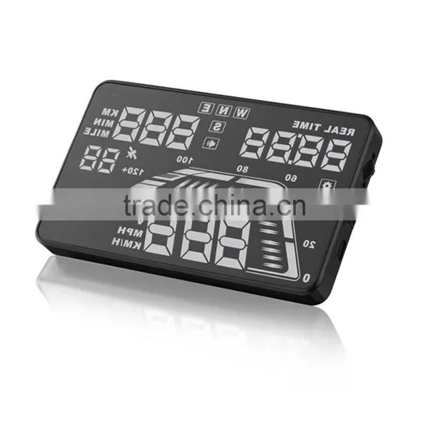 5.5'' GPS Universal Car HUD Head Up Display Car Alarm System Speed Warning With Campass photo-6