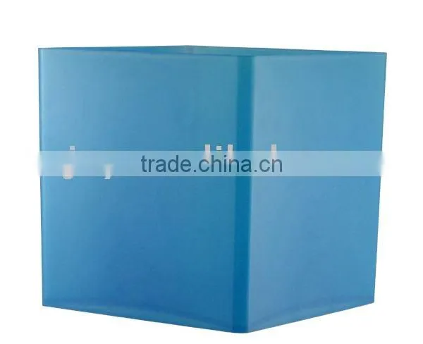 Indoor Clear Plastic Cylinder Vase ( Cube ) Acrylic Vase/flower Pot photo-3