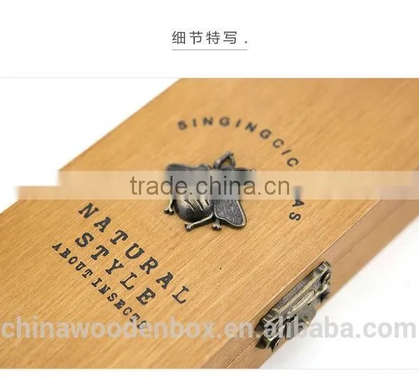2015 Factorymade Wholesale Wooden Pencil Box photo-2