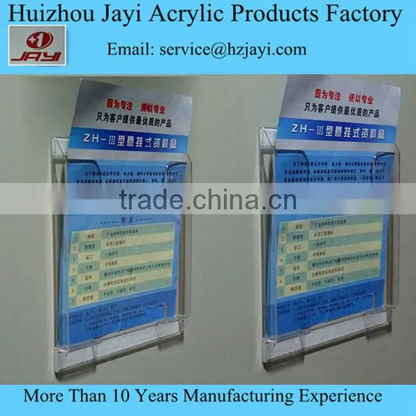 China Supplier Wholesale Wall Mounted Acrylic Files Clipboard Holder photo-4