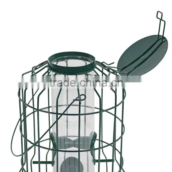 NEW Outdoor 10 Inch Green 4-Peg Squirrel-Proof Wild Bird Feeders photo-4