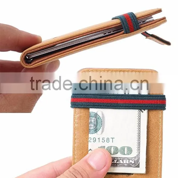 RFID Blocking Bifold Slim Wallet With Pull Tab Sleeves and Money Clip photo-2