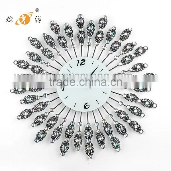 Custom Good Quality Lower Price Crystal Clear Design Wall Clock photo-2