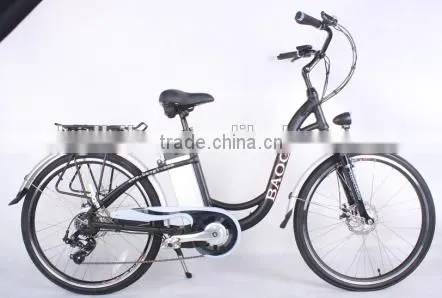 Best Sale Popular Electric Bicycle 250W Bafang Brushless Motor Electric City Bike for Lady photo-3