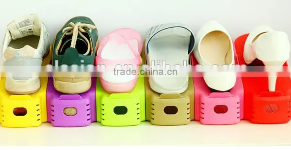 Wholesale One-piece Plastic Shoe Stand , Shoe Rack photo-6