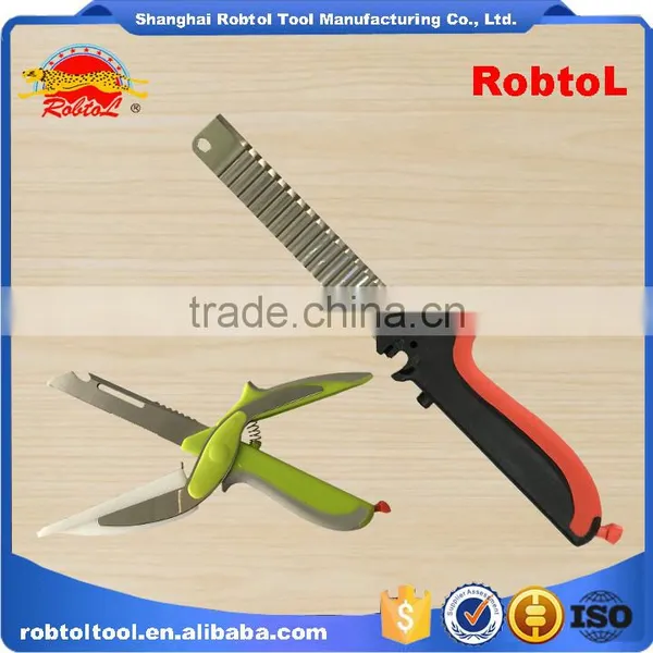 7 in 1 Kitchen Clever Scissors Shears Multi Function Clever Cutter Food Choppers Smart Knife Board Vegetable Slicer photo-3