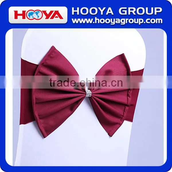 Reusable 2015 Popular Selling Party Decoration Wedding Satin Bow Chair Sash photo-3