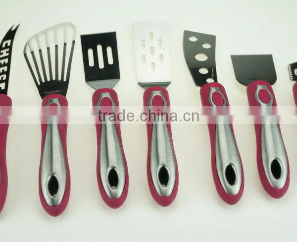 31031 Kitchen Gadget Kitchen Tool Potato Cutter Knife Noodle Cutter Doule Head Pizza Cutter photo-6