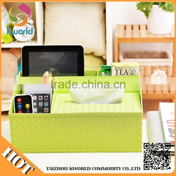 Cheap Promotional Plastic Tissue Box Covers White photo-2