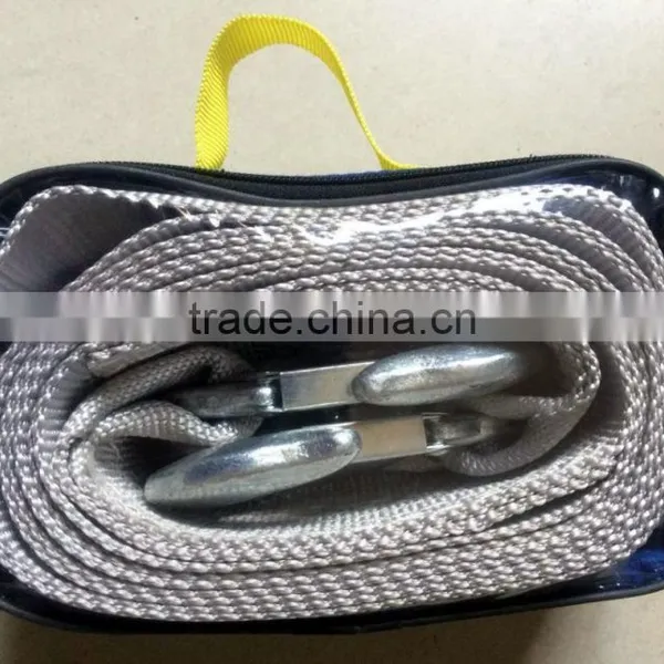 Towing Strap With Hooks - Car Tow Strap - 5 TON 6 TON 7 TON 8 TON 9 TON 10 TON - TS50W60X4.6HA photo-4