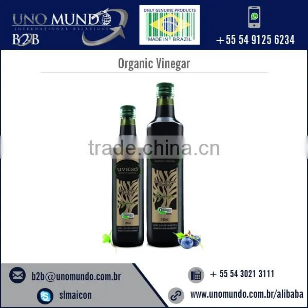Well Known Supplier Selling Organic Vinegar at Attractive Price