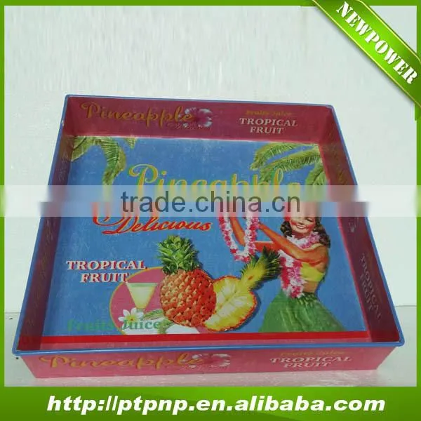 Beautiful Metal Decorative Tray for Garden & Living Room & Ornament