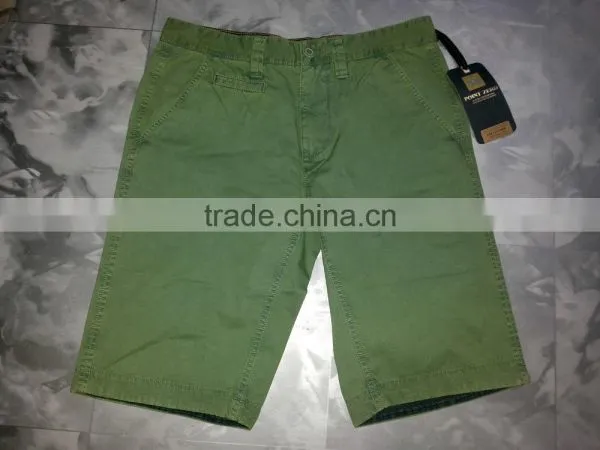 Garments Dyed Mens Cargo Shorts