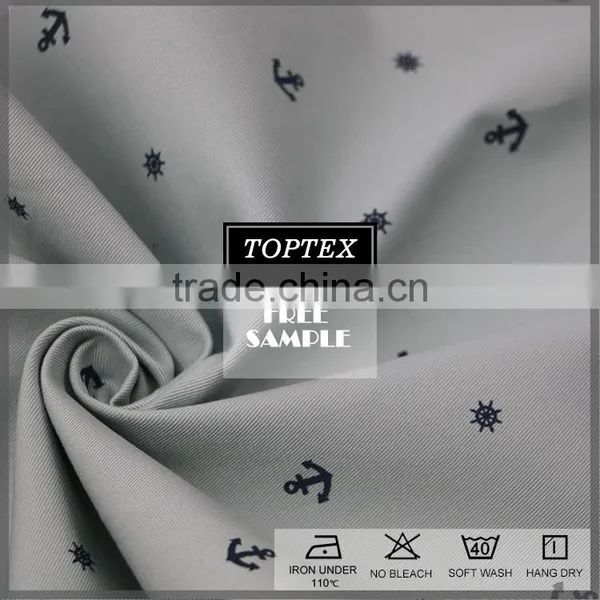 98 % Cotton 2 % Spandex Custom Rotary Screen Printed Fabric photo-2