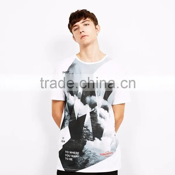 MGOO High Quality 100% Polyester Sublimation Printing Tshirt Customized T-shirt With Photo OEM Dri Ffit Shirts photo-2