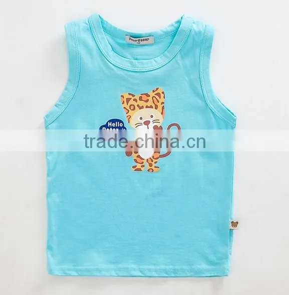 Custom Breathable Nylon Sport Kids Singlet Fashion Children Tank Top photo-5