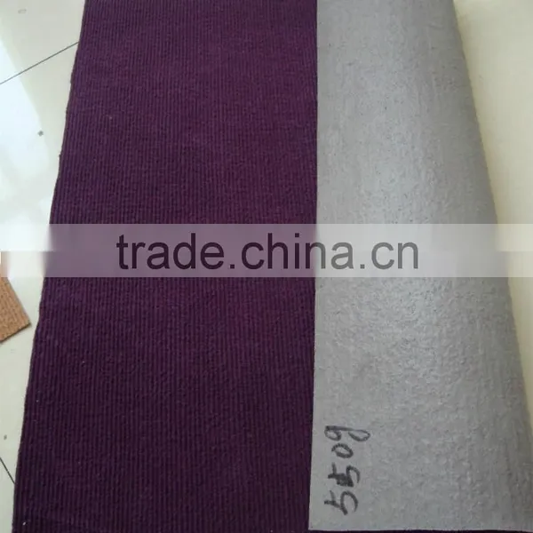 100%polyester Ribbed Carpet With Anti Slip Backing,rubber Backing photo-3
