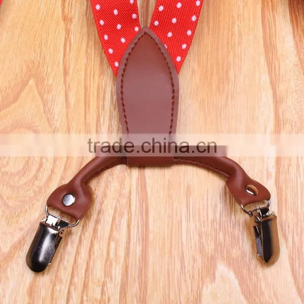 Suspenders Kid's Clip-on X Back Steampunk Costume Tux Dance Prom Cosplay photo-4
