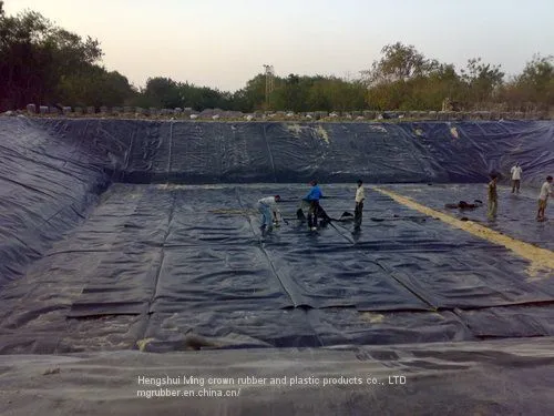 Black Color 1mm HDPE Geomembrane/LDPE Geomembrane/pond Liner photo-4