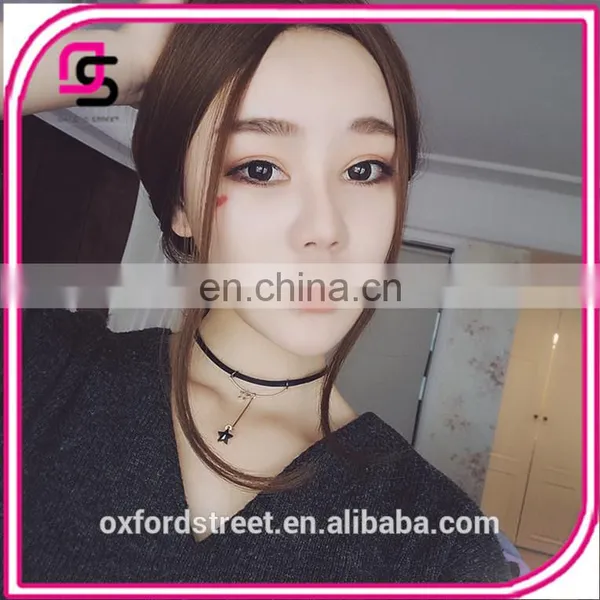South Korea's new short five star pendant necklace female jewelry contracted joker, Japan and South Korea temperament collarbone
