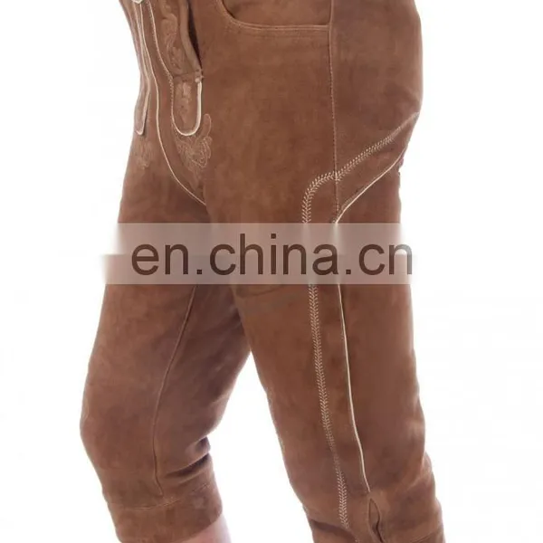 2016 High Quality Chrome 6 Free Suede Trachten Knee Over Lederhosen (Bavaria Clothing) photo-4