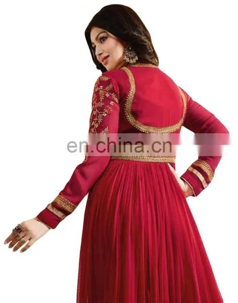 Casual Party Wear Anarkali Suits Semi-Stitched Suits Dress Material 2017 photo-5