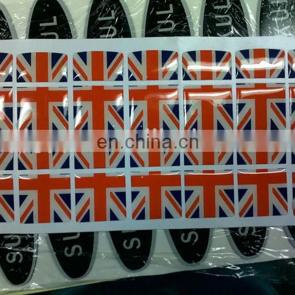 New Arrival High Quality Promotional Non-toxic Promotion Epoxy Stickers
