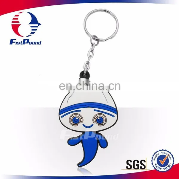 Cartoon Two Side PVC Keychain photo-3