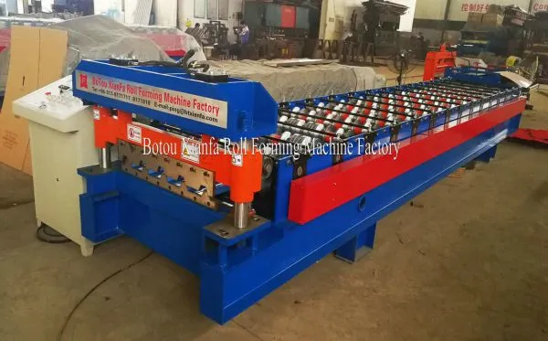 Corrugated Aluminum Sheet Roll Forming Machine photo-3