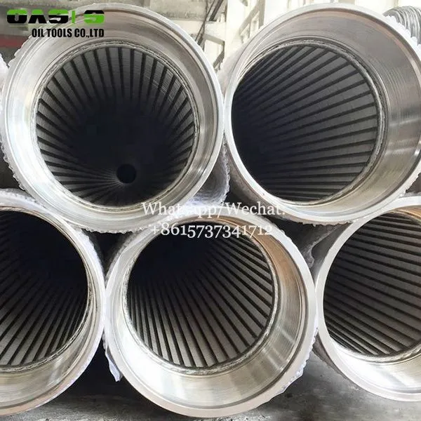 China Manufacutrer 219mm Stainless Steel Cage Type V-wire Wound Screen Pipes for Water Well photo-3