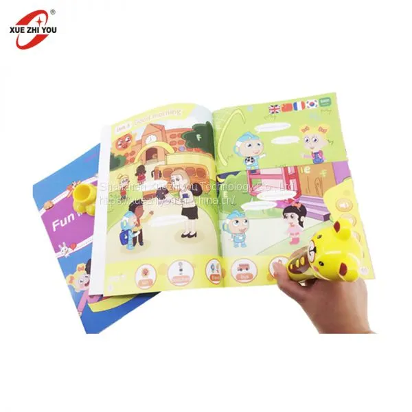 ISO9001 Factory Kids Point Reading Pen Smart Children Talking Pen Learning Machine photo-3