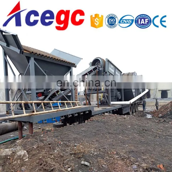 Big Capacity 100-300tph Mobile/movable/portable Sand Washing Plant photo-6