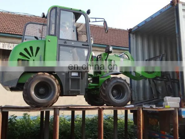 4WD New Type Articulated Mini Front Loader 906 photo-4