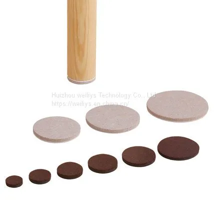 Self Adhesive Pads Self-stick Protective Furniture Felt Pad for Chair Legs photo-2