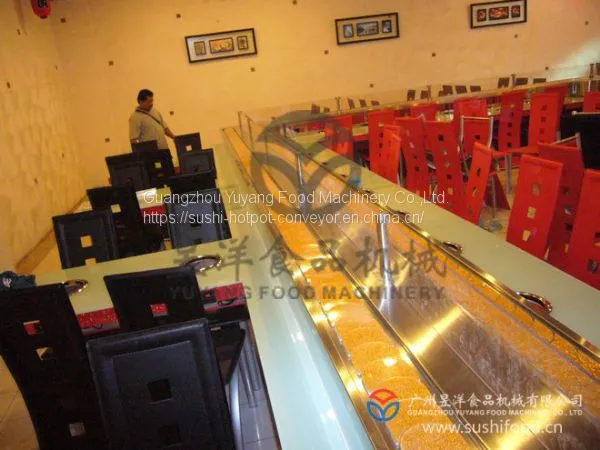 Interesting Catering Rotary Conveyor Belt System photo-3