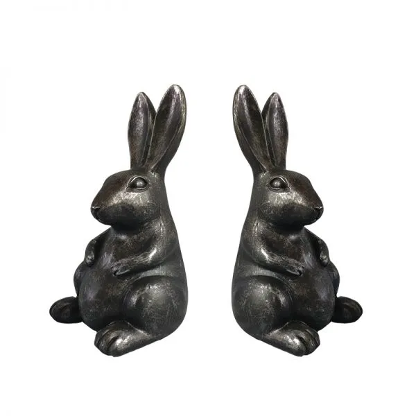 European Creative Gift Resin Rabbit Book Archives Home Resin Crafts Decorative Supplies Office Supplies Furnishings photo-5