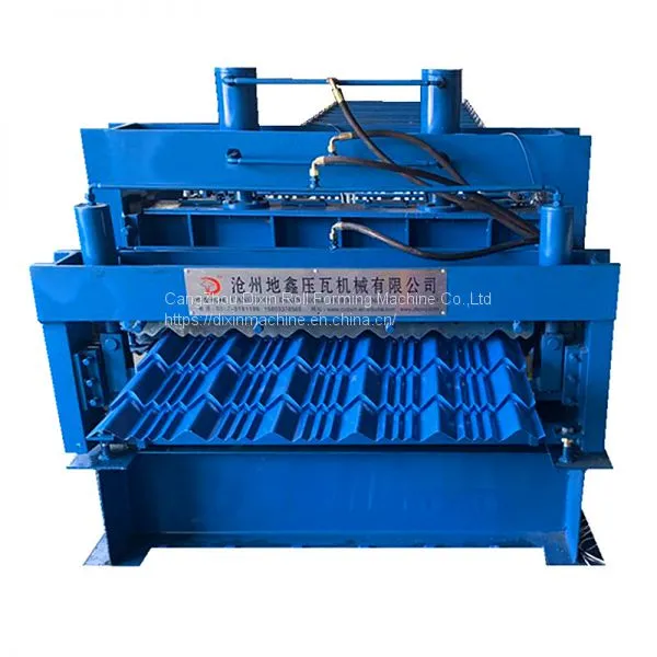 Popular Design Trapezoidal Glazed Double Layer Metal Roofing Sheet Making Machine