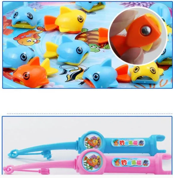 2020 New Arrival Fishing Toys Child Music Playing House USB Electronic Fishing Platform Spin Magnetis For Chlidren Kids photo-5
