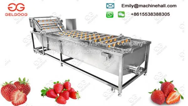 Индустриальная машина для мойки клубники