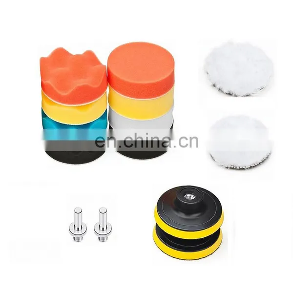 Round Shaped Waxing Polish Sponge Wax Applicator Pads for Car photo-6