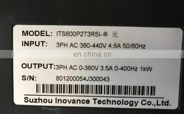 1kw 3 Phase 220v Inovance AC Servo Motor Drive ITS600P2T3R5I photo-6