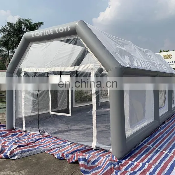 Mobile Inflatable Paint Tent for Car Repair Spray Booth Inflatable Tent Inflatable Car Wash Tent photo-6