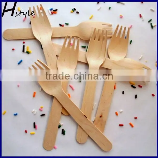 Wooden Forks/Knives/Spoon Engraved Disposable Wooden Tableware Set SPT013B photo-5