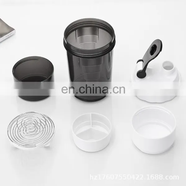 600ML Sports Water Bottle Plastic Portable Drinking Cup Gym Leakproof Drop-proof Portable Shaker Mug Outdoor Travel Water Bottle photo-3