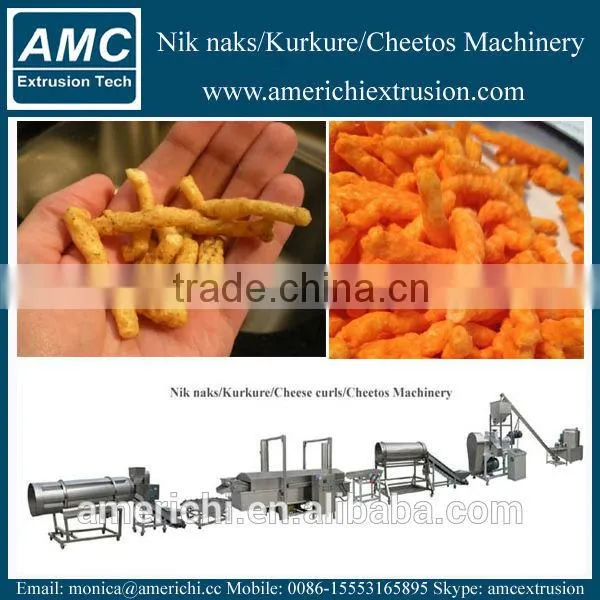 Frying Nik Naks/kurkure Snacks Machine in South Africa photo-2