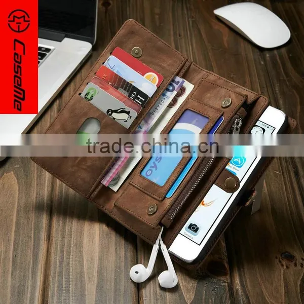 [CASEME] For IPhone 6 PU Leather Wallet Case, For IPhone 6 Wallet Phone Case,Mobile Phone Case Multiple Card Holder Wallet photo-3