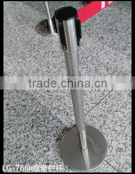 Stainless Barriers Stand With Retractable Belt photo-4