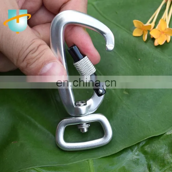 Wholesale Custom Camping Sling Swivel Carabiner Hook With Screw Lock photo-2