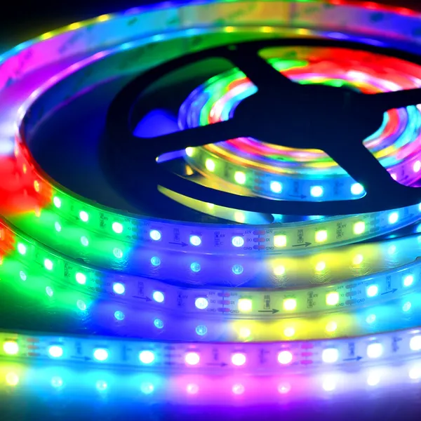 Colorful Addressable Rgb IP67 60leds Led Pixe Strip Ws2811 LC8806C Waterproof Digital Rgb Led Strip Lighting photo-3